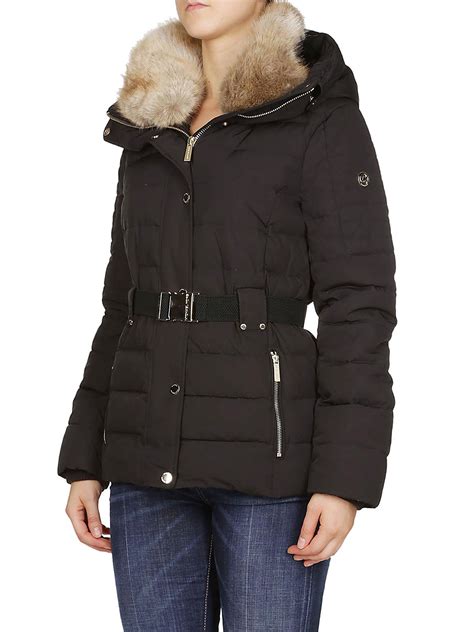 michael kors puffer jacket with large collar|Michael Kors winter puffer jacket.